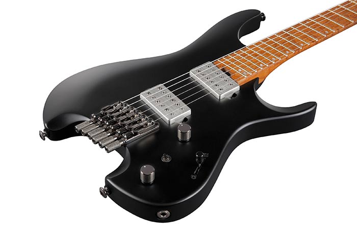 Ibanez Qx52 Bkf Quest Hh Ht Mn - Black Flat - E-Gitarre aus Metall - Variation 2