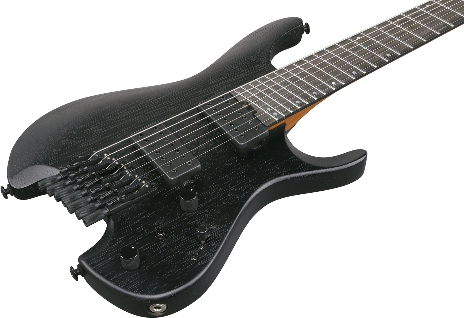Ibanez Qx527b Wk Quest 7c 2h Ht Eb - Weathered Black - Double Cut E-Gitarre - Variation 2