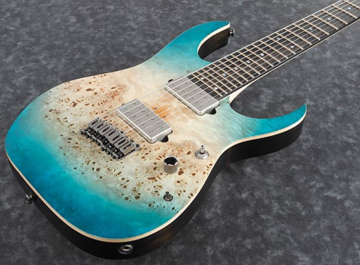 Ibanez Rg1127pbfx Cif Premium 7-cordes Hh Ht Eb +housse - Caribbean Islet Flat - 7-saitige E-Gitarre - Variation 2