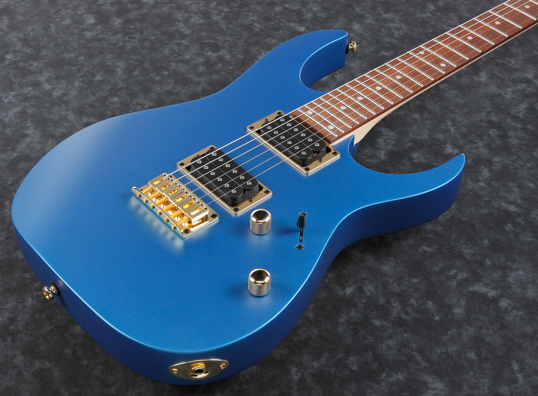 Ibanez Rg421g Lbm Standard Ht Hh Jat - Laser Blue Matte - E-Gitarre in Str-Form - Variation 2