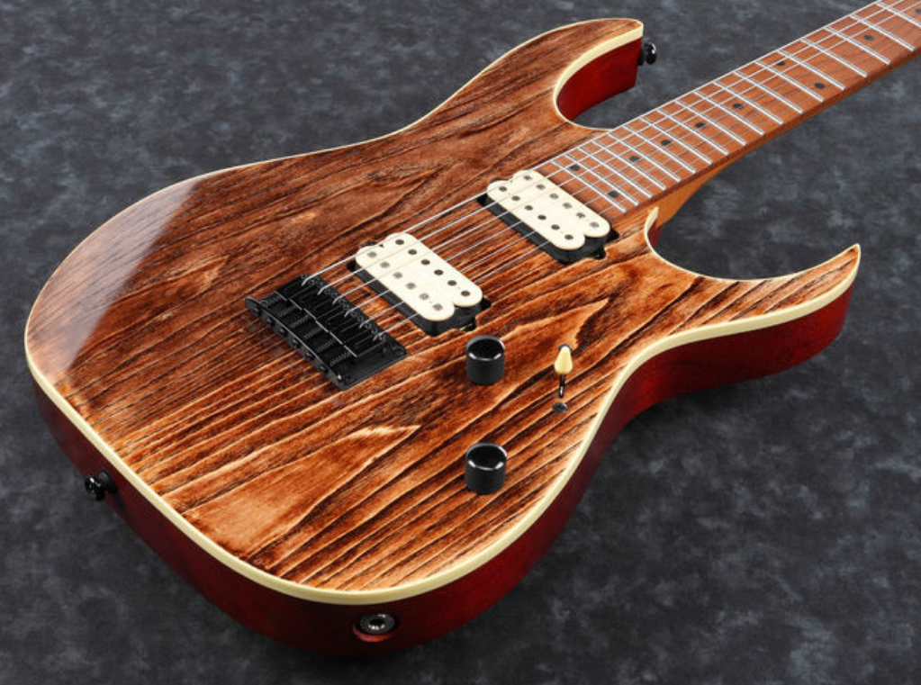 Ibanez Rg421hpam Abl Standard Hh Dimarzio Ht Mn - Antique Brown Stained Low Gloss - E-Gitarre in Str-Form - Variation 2