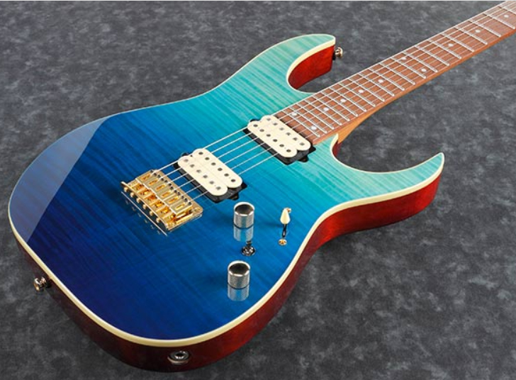 Ibanez Rg421hpfm Brg Standard Hh Ht Ja - Blue Reef Gradation - E-Gitarre in Str-Form - Variation 1