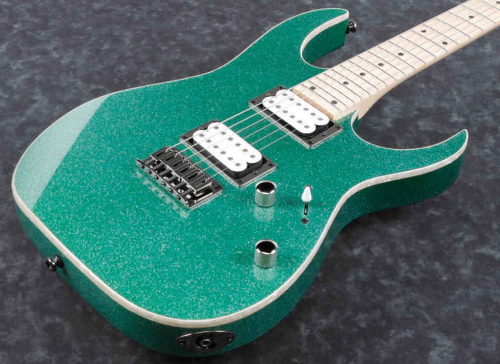Ibanez Rg421msp Tsp Standard Ht Hh Mn - Turquoise Sparkle - E-Gitarre in Str-Form - Variation 2