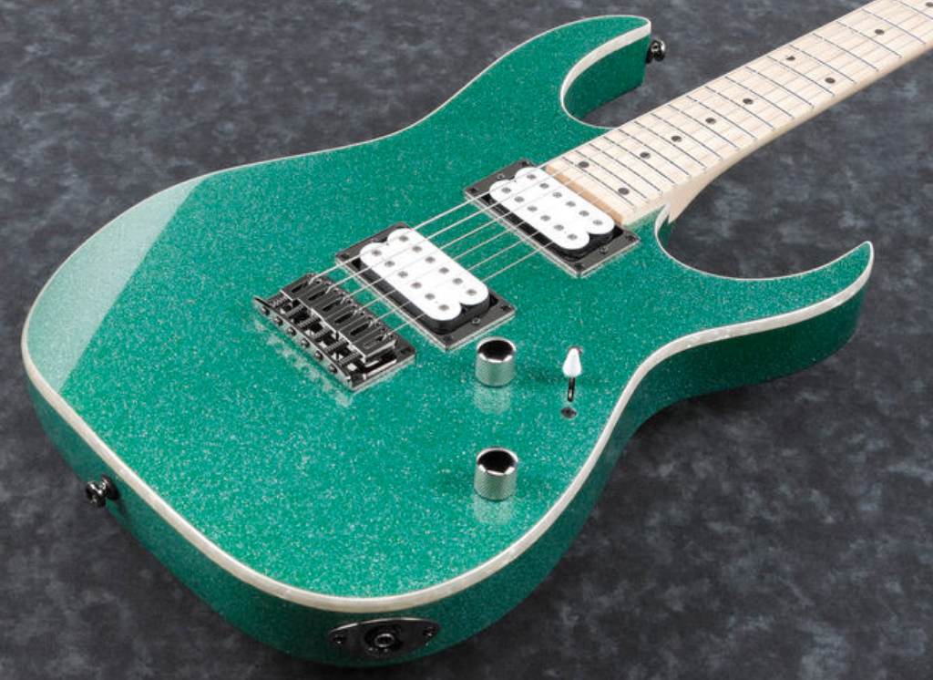 Ibanez Rg421msp Tsp Standard Ht Hh Mn - Turquoise Sparkle - E-Gitarre in Str-Form - Variation 2