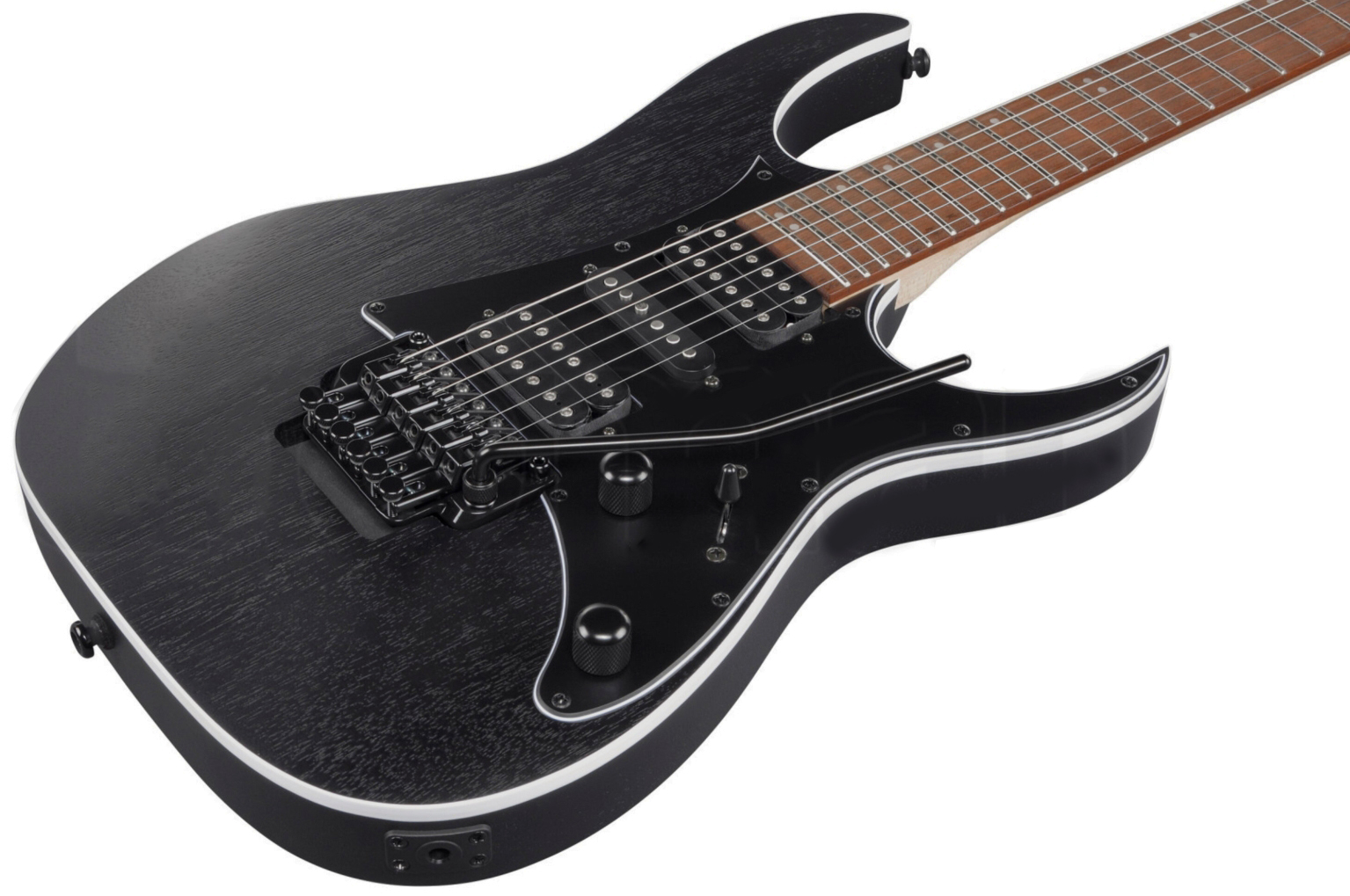 Ibanez Rg450b Wk Standard Hsh Trem Jat - Weathered Black - E-Gitarre in Str-Form - Variation 1