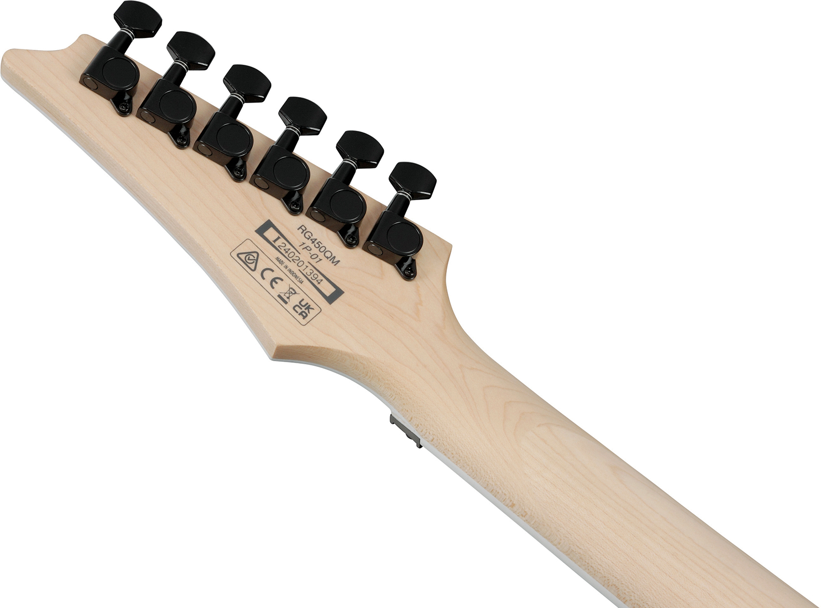 Ibanez Rg450qmb Tgb Standard Hsh Trem Jat - Transparent Gray Burst - E-Gitarre in Str-Form - Variation 4