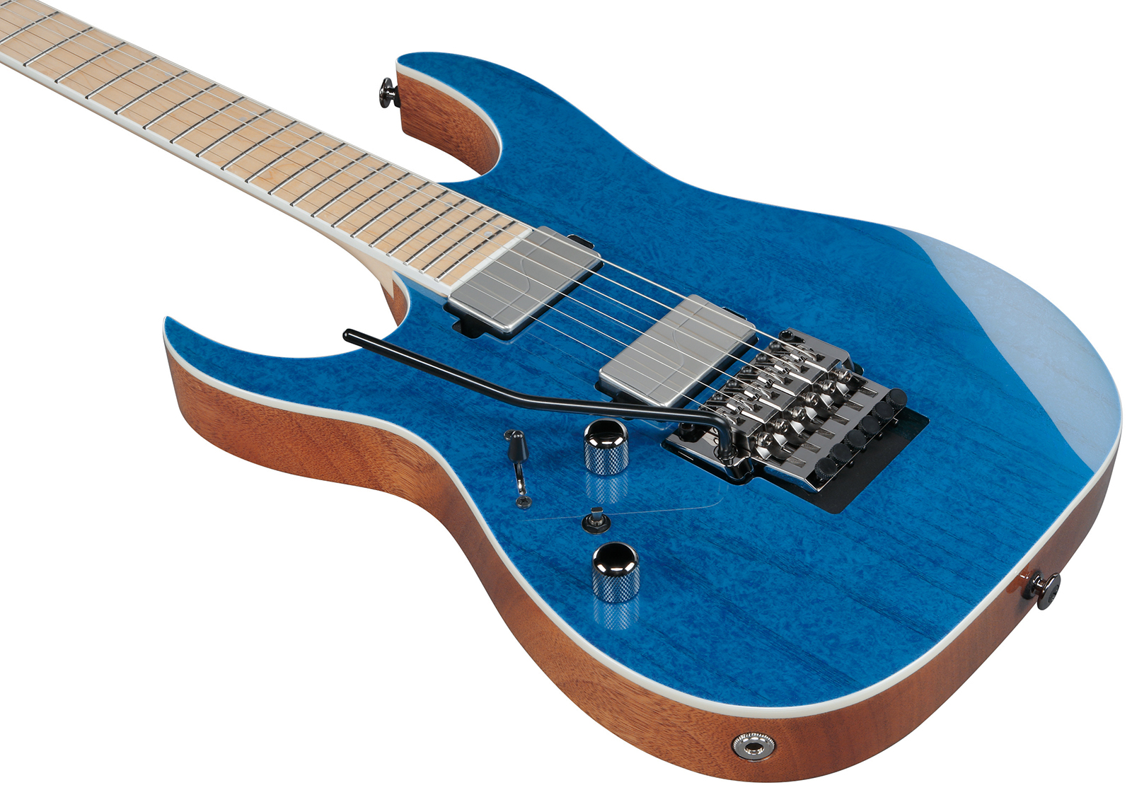 Ibanez Rg5120ml Fcn Lh Prestige Jap Gaucher 2h Fishman Fluence Fr Mn - Frozen Ocean - E-Gitarre in Str-Form - Variation 2