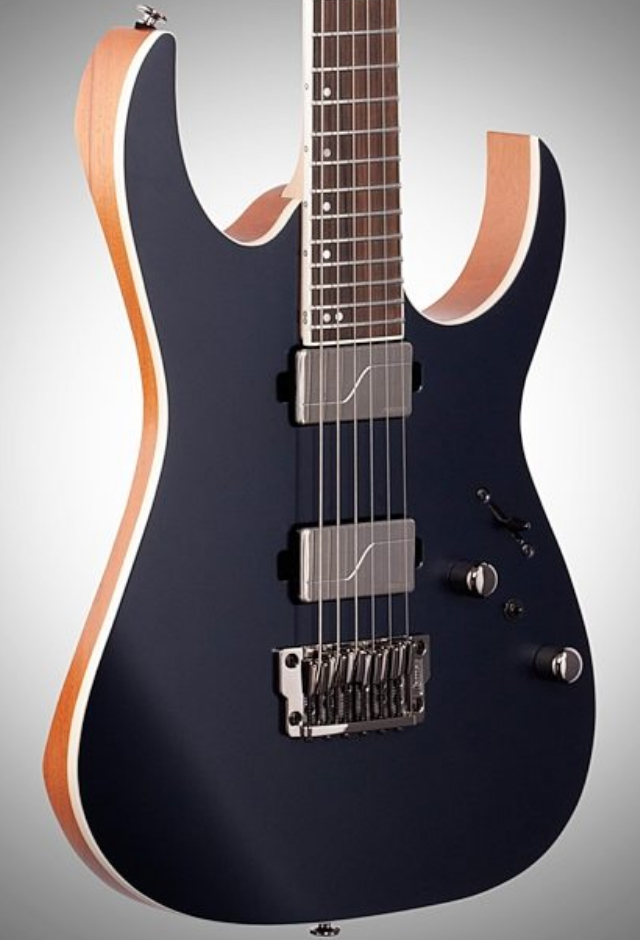 Ibanez Rg5121 Dbf Prestige Jap Hh Fishman Fluence Ht Eb - Dark Tide Blue Flat - E-Gitarre in Str-Form - Variation 2