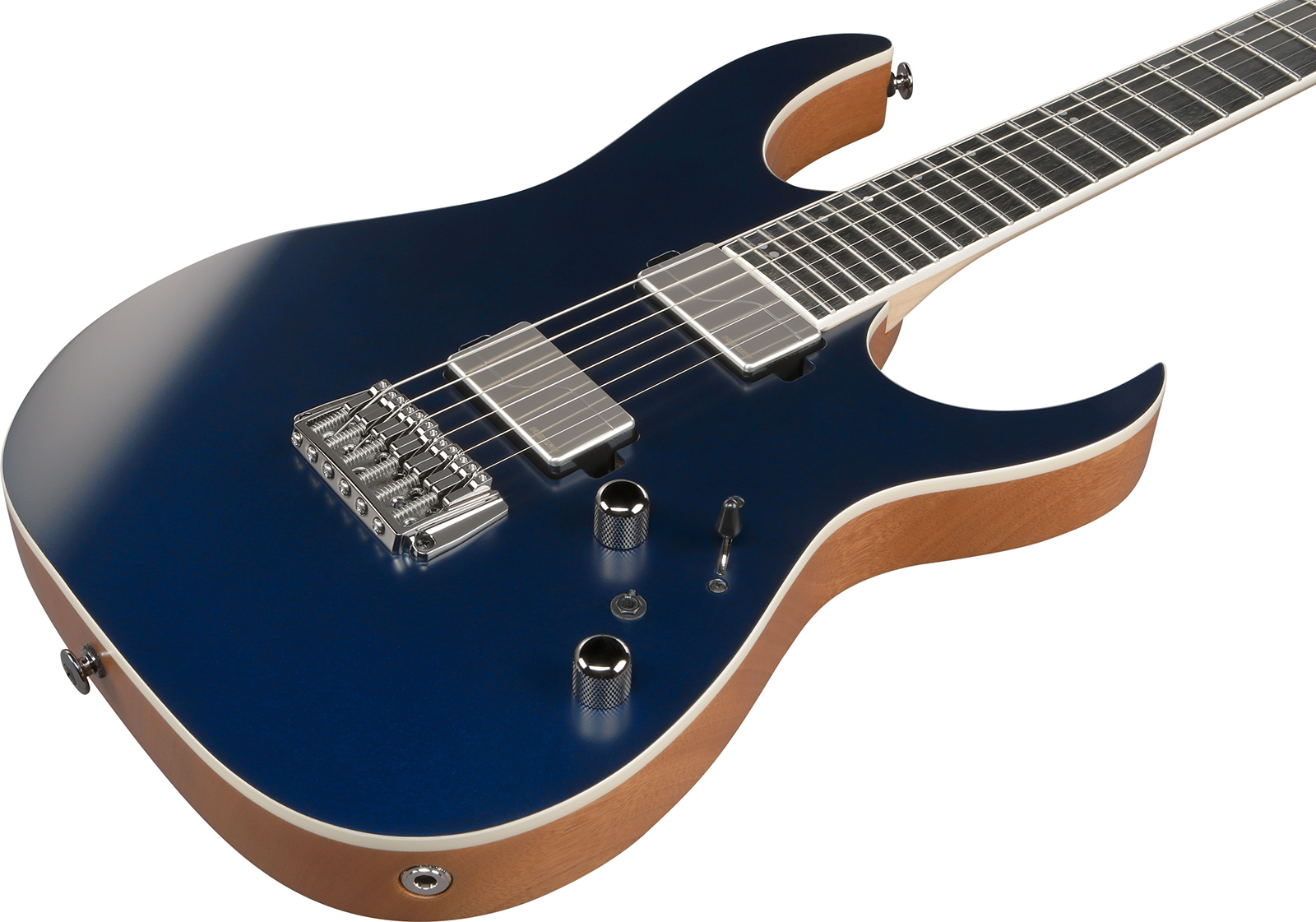 Ibanez Rg5121r Dbf Prestige Jap 2h Fishman Fluence  Ht Rw - Dark Tide Blue Flat - E-Gitarre in Str-Form - Variation 2