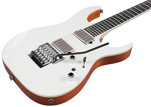 Ibanez Rg5320c Pw Prestige Jap 2h Dimarzio Fr Eb - Polar White - E-Gitarre in Str-Form - Variation 2