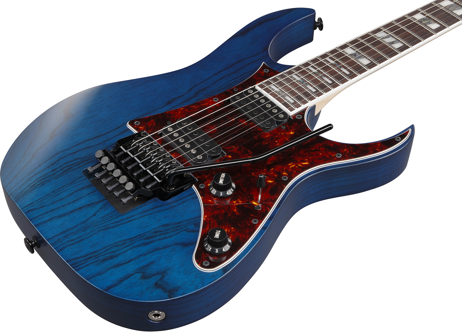 Ibanez Rg653dx Tdf Prestige Jap 2h Rw - Transparent Deep Blue Flat - E-Gitarre in Str-Form - Variation 2