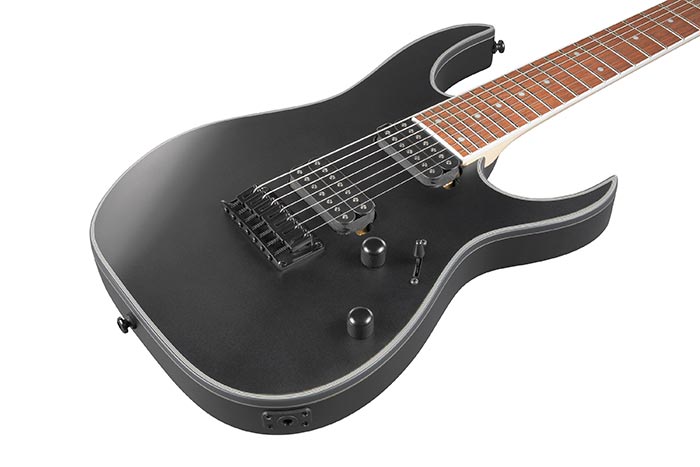 Ibanez Rg7421ex Bkf Standard 7c 2h Ht Jat - Black Flat - 7-saitige E-Gitarre - Variation 2