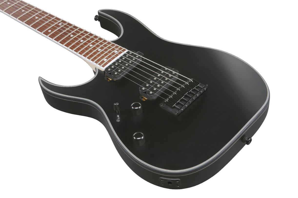 Ibanez Rg7421exlbkf Gaucher Ht Hh Ja - Black Flat - E-Gitarre in Str-Form - Variation 2