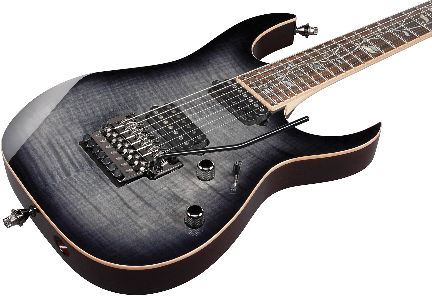 Ibanez Rg8527 Bre J.custom Jap 7c 2h Dimarzio Fr Eb - Black Rutile - 7-saitige E-Gitarre - Variation 2