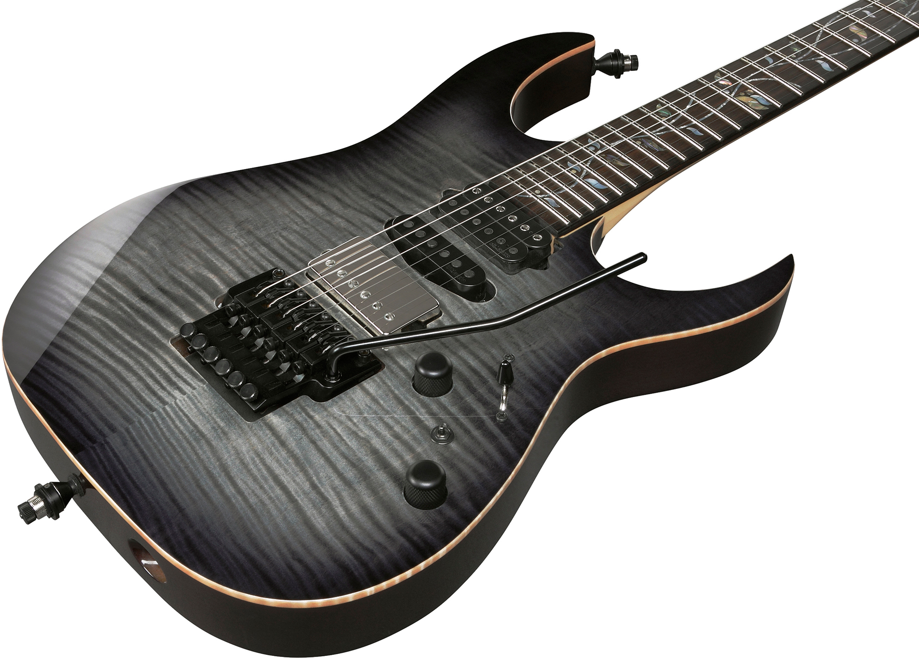 Ibanez RG8870 BRE J.Custom Japan - black rutile E-gitarre in str-form