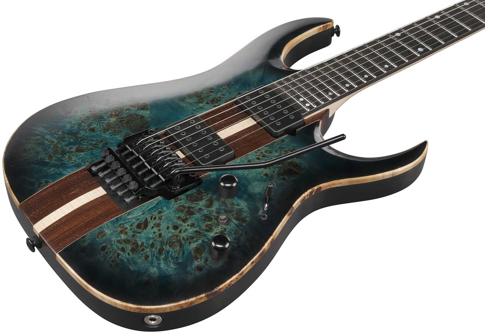 Ibanez Rga20p1pb Cul Premium 2h Dimarzio Fr Eb - Cosmic Blue Burst Low Gloss - E-Gitarre in Str-Form - Variation 2
