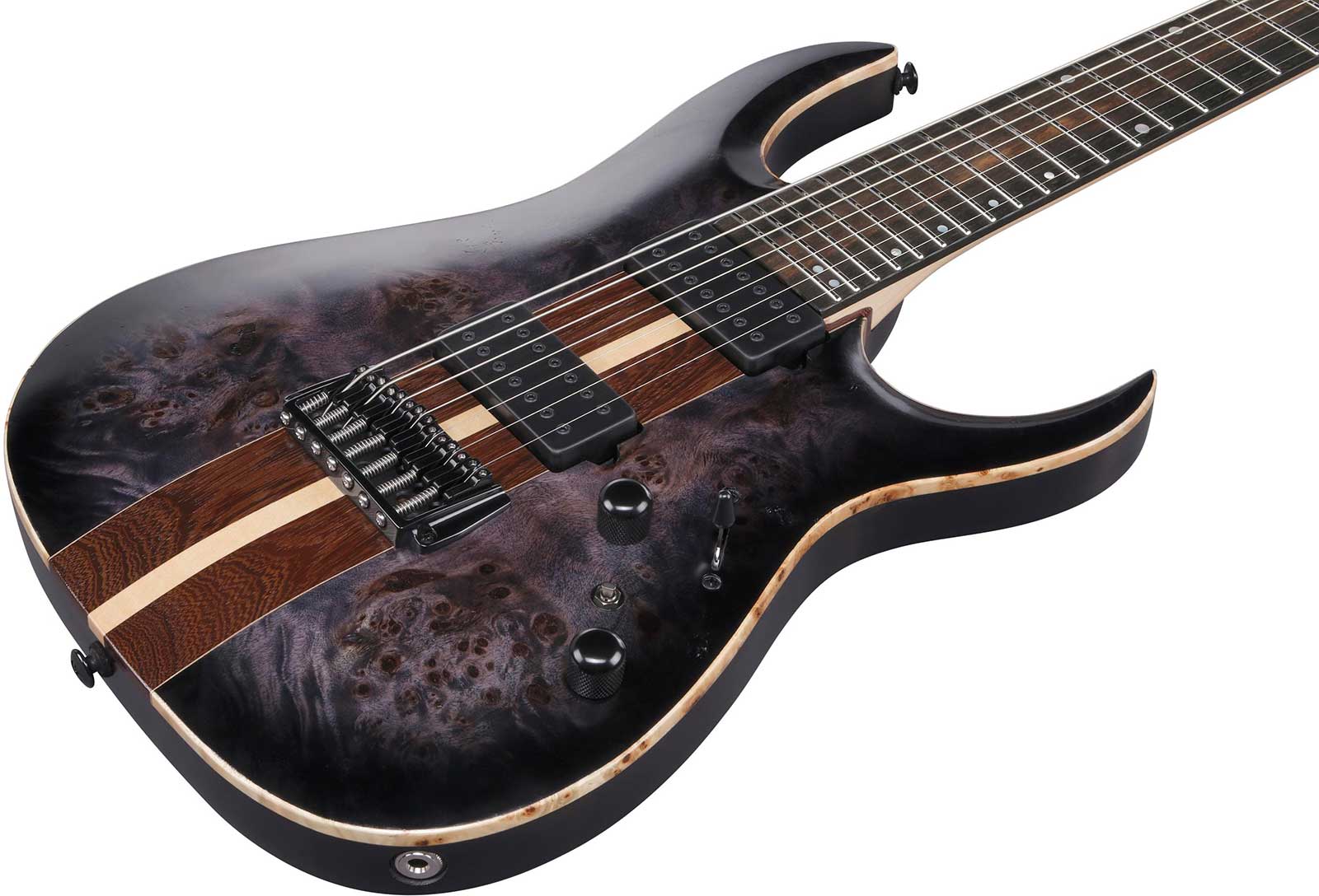 Ibanez Rga217p1pb Drl Premium 7c 2h Dimarzio Ht Eb - Deep Twilight Burst - E-Gitarre in Str-Form - Variation 2