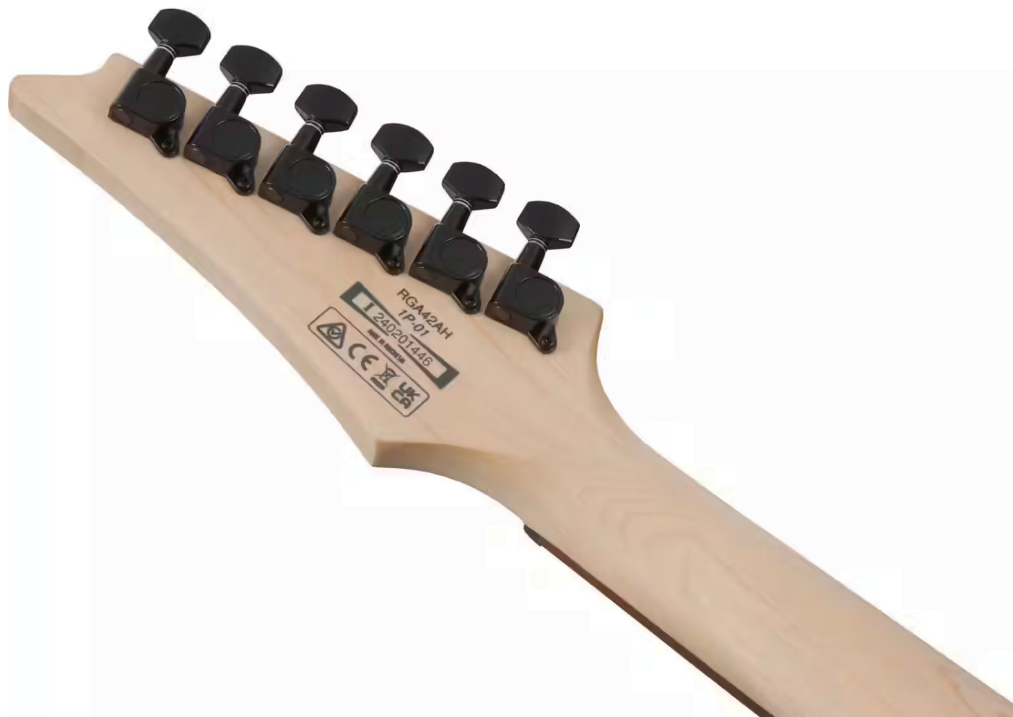 Ibanez Rga42ah Bks Standard 2h Ht Jat - Black Stained - E-Gitarre in Str-Form - Variation 5