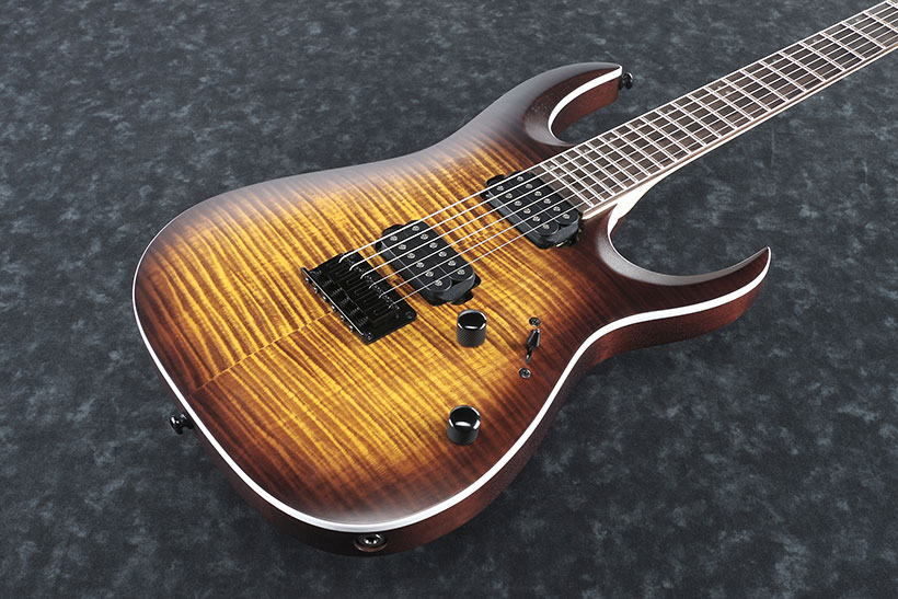 Ibanez Rga42fm Def Standard Hh Ht Rw - Dragon Eye Burst - E-Gitarre in Str-Form - Variation 1