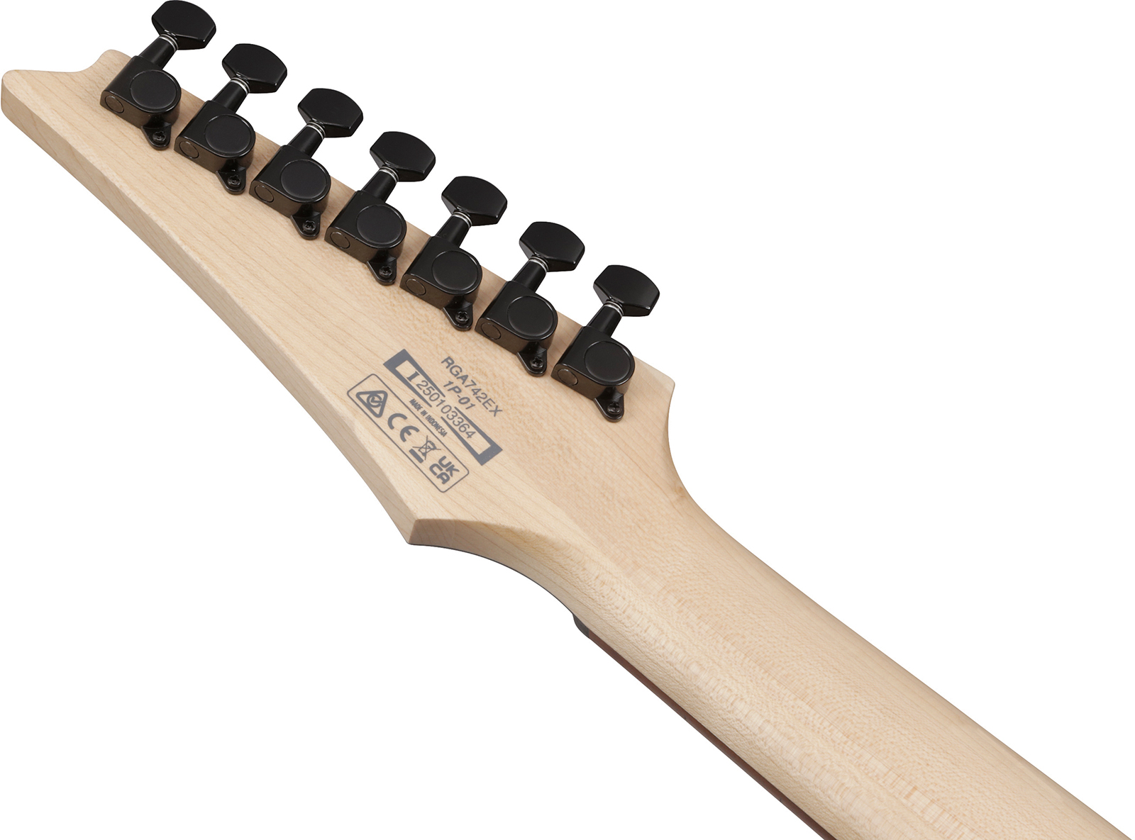 Ibanez Rga742ex Bam Standard 7c 2h Ht Jat - Black Aurora Burst Matte - E-Gitarre in Str-Form - Variation 4