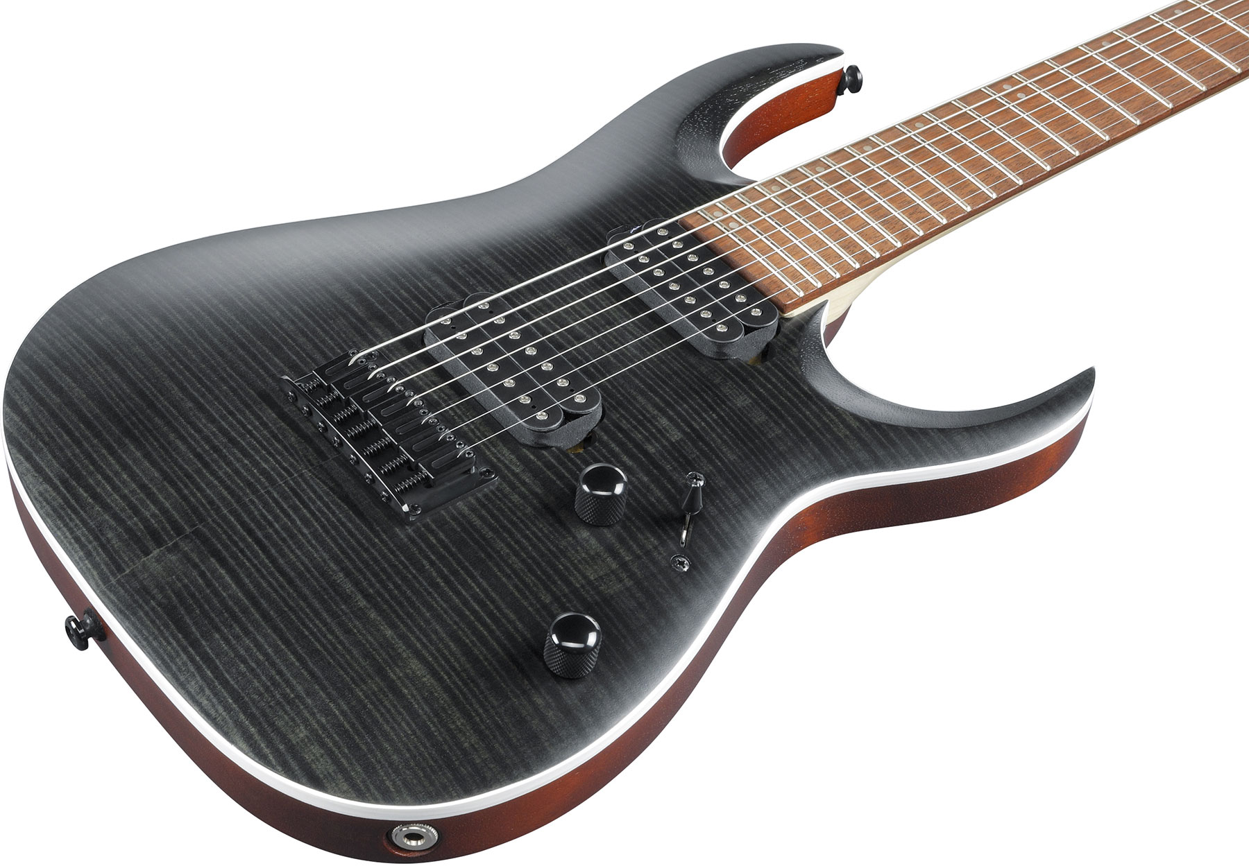 Ibanez Rga742fm Tgf Standard Hh Ht Jat - Transparent Gray Flat - 7-saitige E-Gitarre - Variation 2