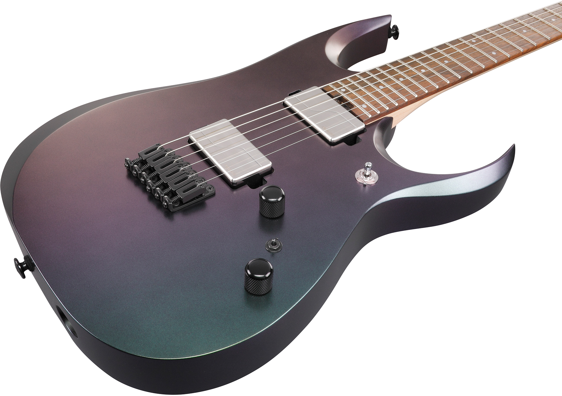 Ibanez Rgd3121 Prf Prestige Jap 2h Fishman Fluence Modern Ht Eb - Polar Lights Flat - Bariton E-Gitarre - Variation 2