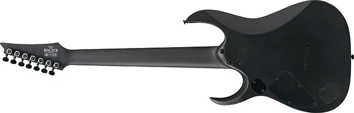 Ibanez Rgdrb71 Bkf Iron Label 7c Baryton 2h Dimarzio Ht Eb - Black Flat - Bariton E-Gitarre - Variation 1