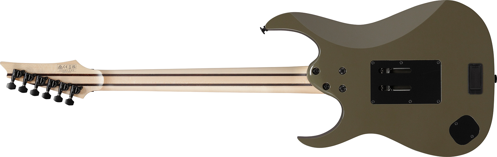 Ibanez Rgr5130r Km Prestige Jap 2h Fishman Fluence  Fr Rw - Khaki Metallic - E-Gitarre in Str-Form - Variation 1