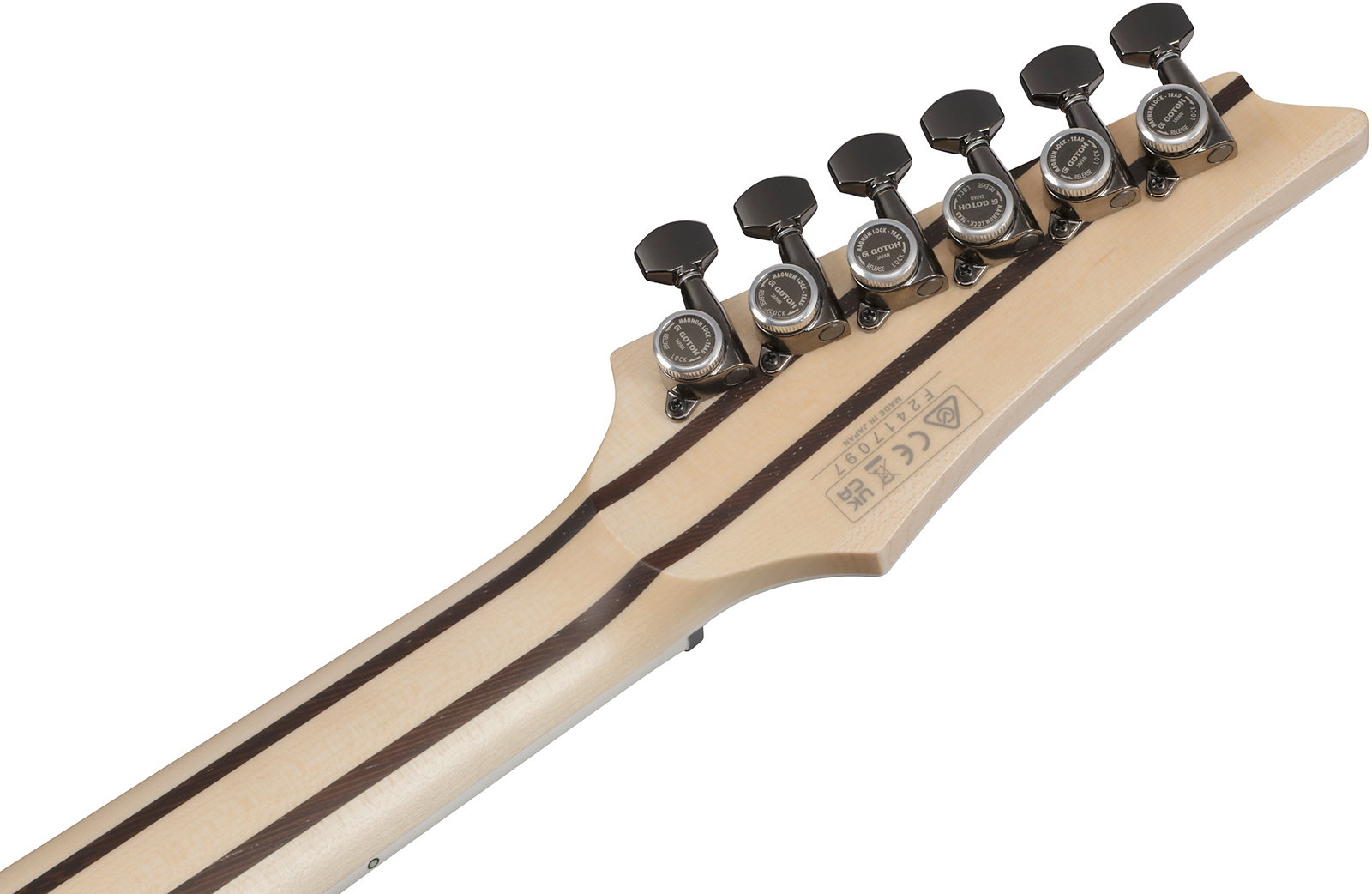 Ibanez Rgr5221r Tfr Prestige Jap 2h Bare Knuckle Ht Rw - Transparent Fluorescent Orange - E-Gitarre in Str-Form - Variation 4