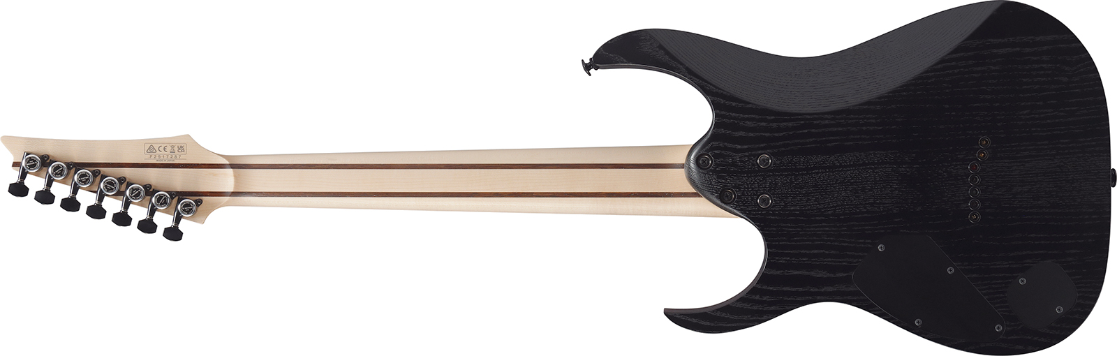 Ibanez Rgr762ahbf Wk Prestige Jap 7c 2h Dimarzio Ht Rw - Weathered Black - E-Gitarre in Str-Form - Variation 1