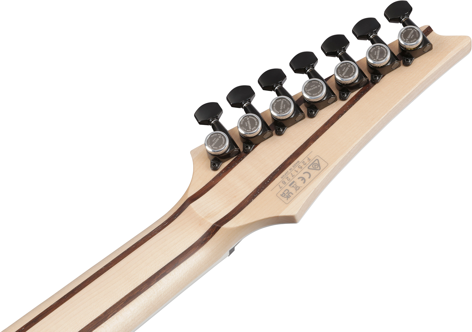 Ibanez Rgr762ahbf Wk Prestige Jap 7c 2h Dimarzio Ht Rw - Weathered Black - E-Gitarre in Str-Form - Variation 4