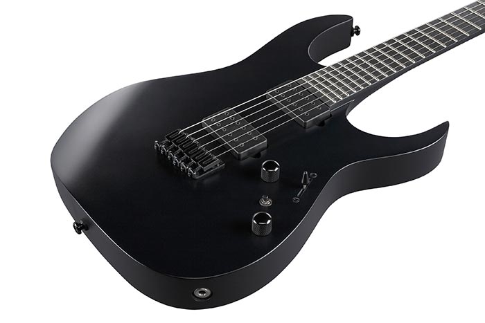 Ibanez Rgrtb621 Bkf Axion Label Hh Dimarzio Ht Eb - Black Flat - E-Gitarre in Str-Form - Variation 2