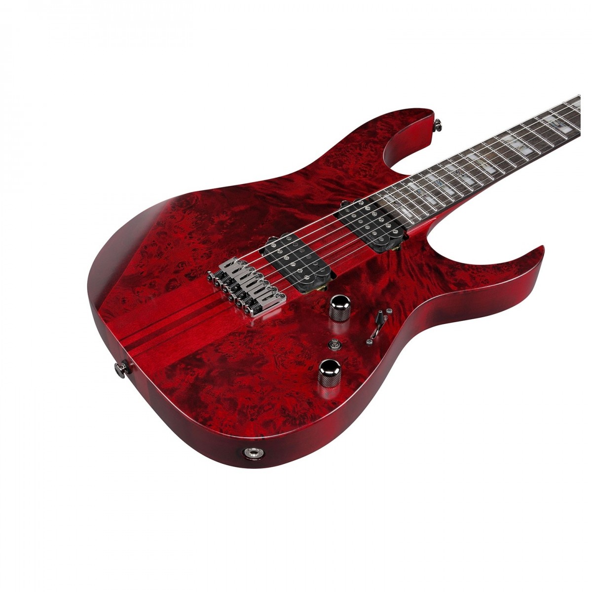 Ibanez Rgt1221pb Swl Premium 2h Dimarzio Ht Eb - Stained Wine Red Low Gloss - E-Gitarre in Str-Form - Variation 2