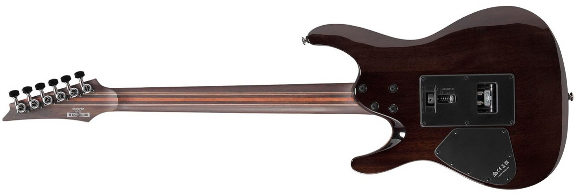 Ibanez S1070pbz Ckb Sabre Premium Hsh Dimarzio Fr Rw - Charcoal Black Burst - E-Gitarre in Str-Form - Variation 1