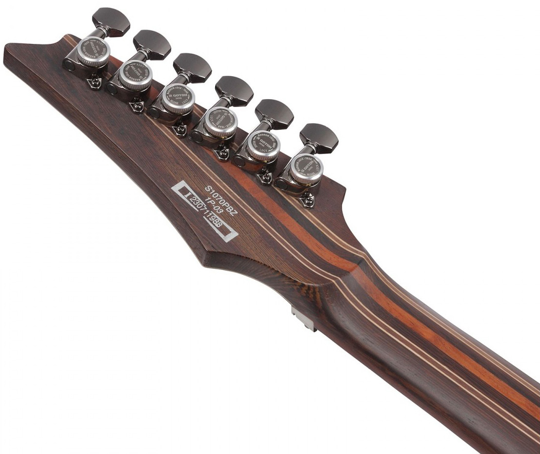 Ibanez S1070pbz Ckb Sabre Premium Hsh Dimarzio Fr Rw - Charcoal Black Burst - E-Gitarre in Str-Form - Variation 4