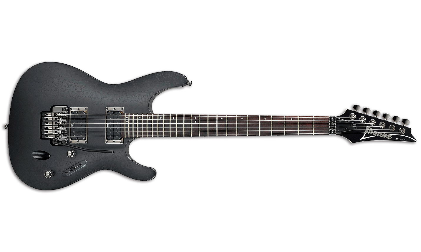Ibanez S520 Wk Standard Hh Fr Jat - Weathered Black - E-Gitarre in Str-Form - Variation 1