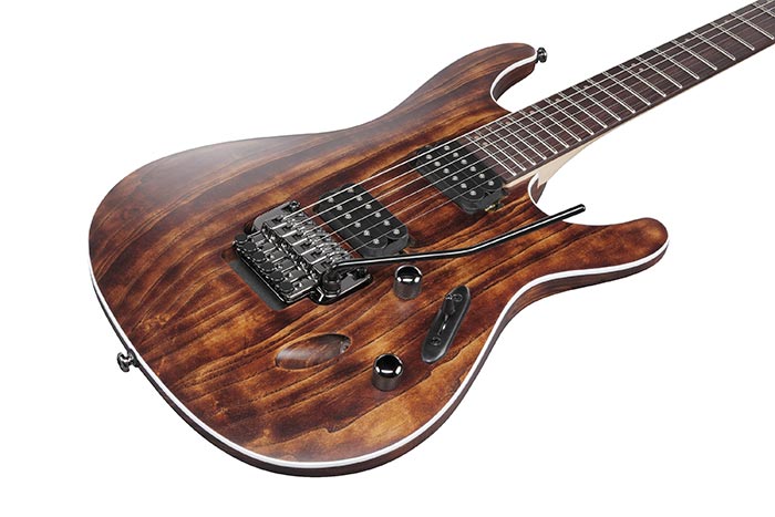 Ibanez S520ah Abs Sabre Premium 2h Trem Rw - Antique Brown Stained - E-Gitarre in Str-Form - Variation 2