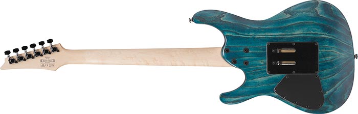 Ibanez S520ah Obf Sabre Premium 2h Trem Rw - Cosmic Blue Flat - E-Gitarre in Str-Form - Variation 1