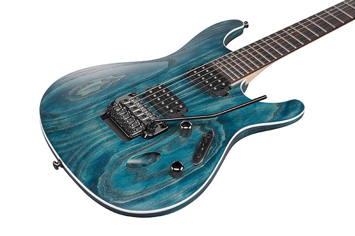Ibanez S520ah Obf Sabre Premium 2h Trem Rw - Cosmic Blue Flat - E-Gitarre in Str-Form - Variation 2