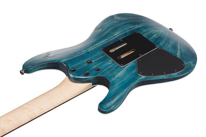 Ibanez S520ah Obf Sabre Premium 2h Trem Rw - Cosmic Blue Flat - E-Gitarre in Str-Form - Variation 3