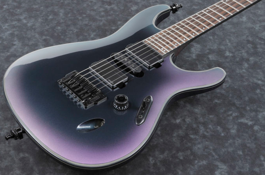 Ibanez S671alb Bab Axion Label Hsh Fishman Fluence Ht Eb - Black Aurora Burst - E-Gitarre in Str-Form - Variation 1