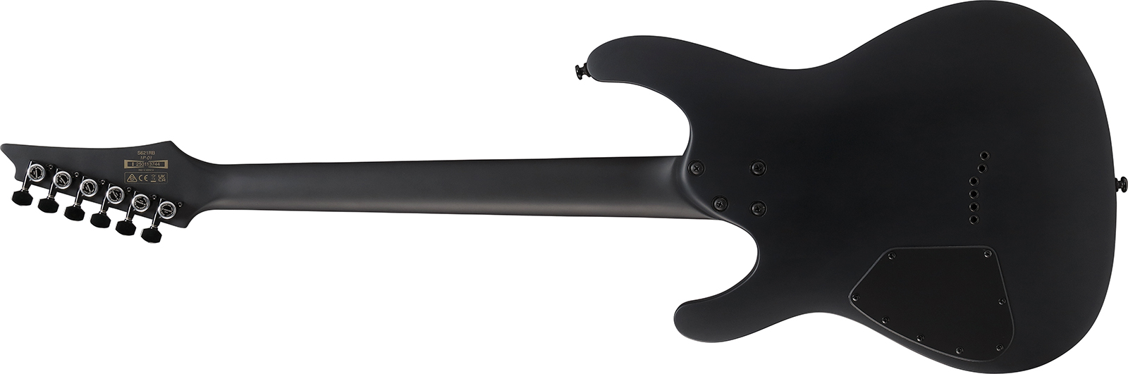 Ibanez S721rb Bkf Iron Label 2h Ht Eb - Black Flat - E-Gitarre in Str-Form - Variation 1