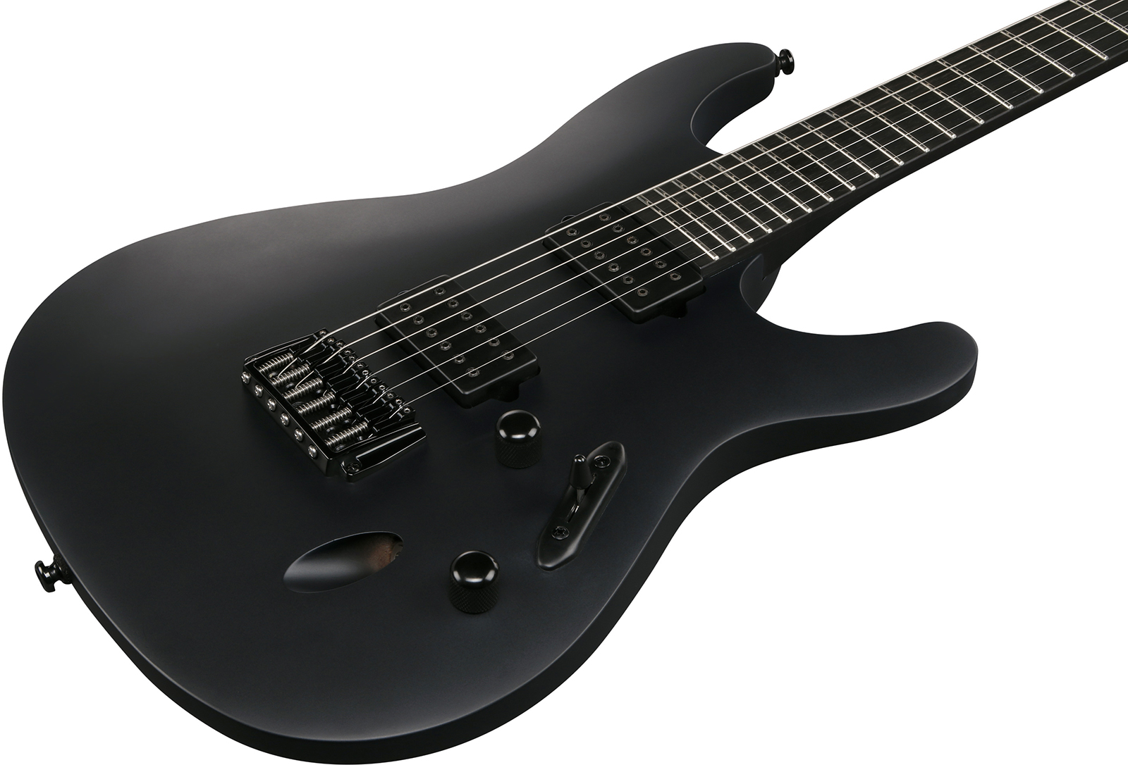 Ibanez S721rb Bkf Iron Label 2h Ht Eb - Black Flat - E-Gitarre in Str-Form - Variation 2