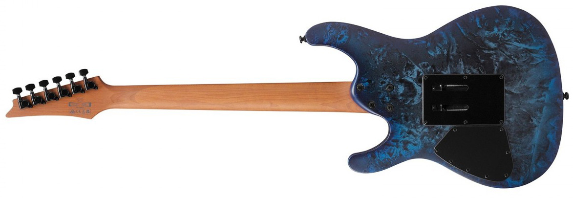 Ibanez S770 Czm Sabre Standard Hsh Dimarzio Fr Rw - Cosmic Blue Frozen Matte - E-Gitarre in Str-Form - Variation 1