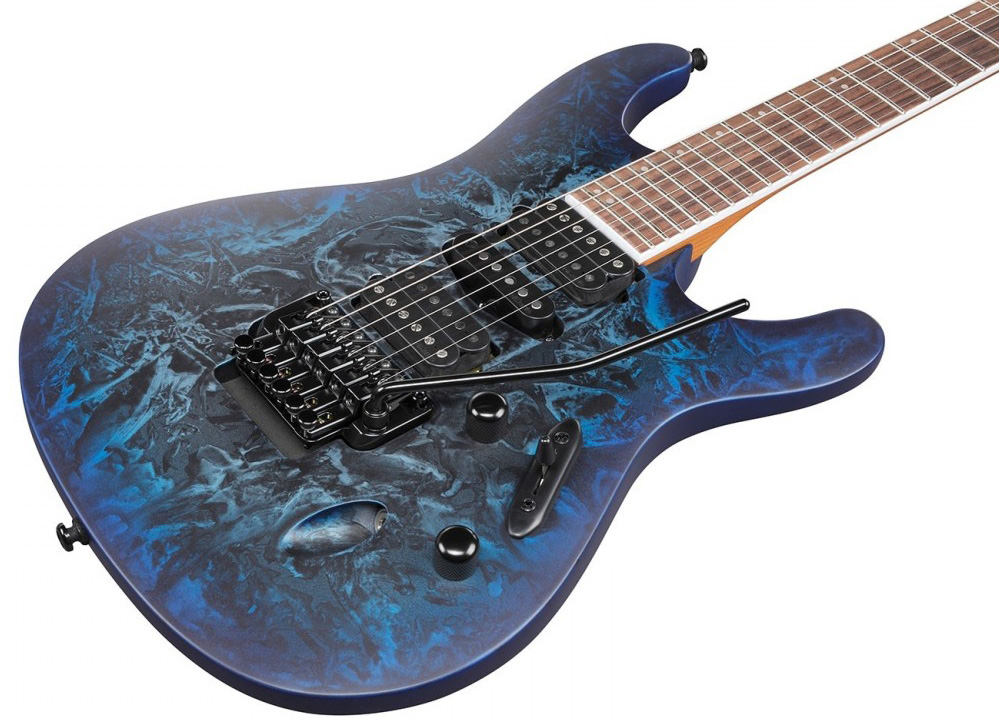 Ibanez S770 Czm Sabre Standard Hsh Dimarzio Fr Rw - Cosmic Blue Frozen Matte - E-Gitarre in Str-Form - Variation 2