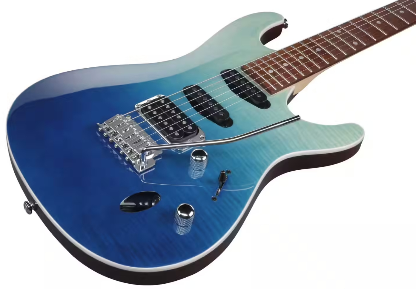 Ibanez Sa260fm Brg Standard Hss Trem Jat - Blue Reef Gradation - E-Gitarre in Str-Form - Variation 2