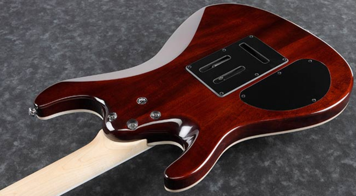 Ibanez Sa360nqm Bmg Standard Hss Trem Jat - Black Mirage Gradation Low Gloss - E-Gitarre in Str-Form - Variation 3