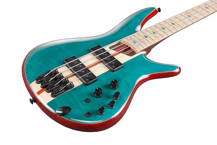 Ibanez Sr1420b Cgl Premium Active Mn - Caribbean Green - Solidbody E-bass - Variation 2