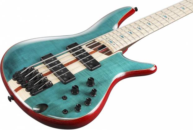 Ibanez Sr1425b Cgl Premium 5c Active Mn - Caribbean Green - Solidbody E-bass - Variation 2