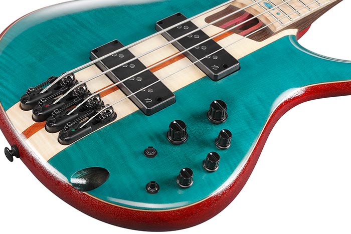 Ibanez Sr1426b Cgl Premium 6c Active Mn - Caribbean Green - Solidbody E-bass - Variation 3